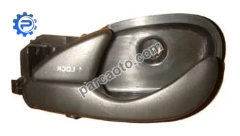 Ford focus- sd/hb- 02/05; arka kapı iç açma kolu sol (pütürlü siyah) (hushan)
