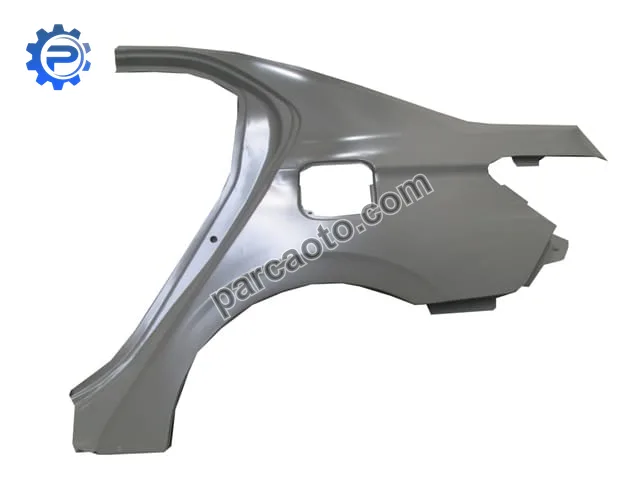Peugeot 301- 13/16; arka çamurluk sol (gri boyalı/yakıt depo delikli) (tw)