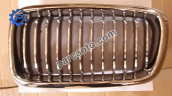 Bmw 7 serı- e38- 99/01; ön panjur sol nikelajlı/siyah