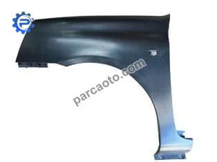 Renault clıo- 2- sd/hb- 02/08; ön çamurluk delikli sol plastik (siyah)