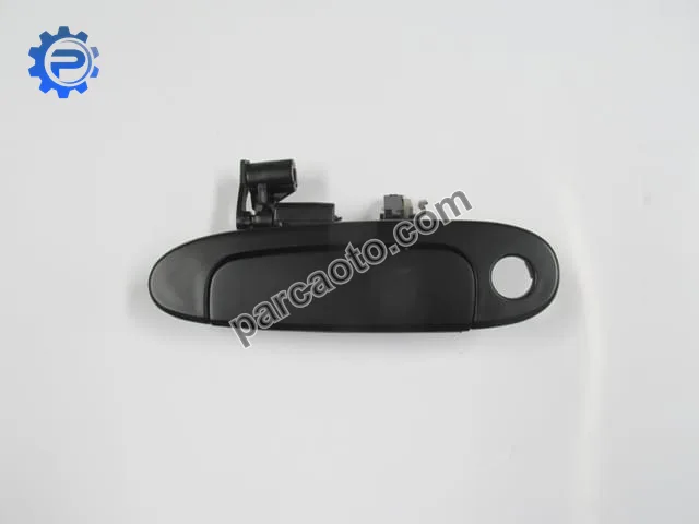 Toyota yarıs- 00/06; ön kapı dış açma kolu sol siyah boyanır tip (damla gözlü/gözsüz) (hushan)