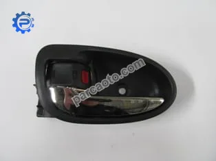 Toyota yarıs- 06/11; ön/arka kapı iç açma kolu sol siyah (elceği nikelajlı) (hushan)