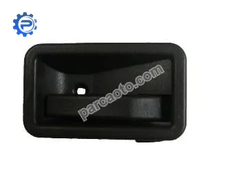Renault clıo- 1- hb- 91/98; ön kapı iç açma kolu sol koyu gri (pleksan)