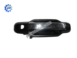 KIA SORENTO- 02/09; ÖN KAPI DIŞ AÇMA KOLU SOL SİYAH (ELCEĞİ NİKELAJLI) (ANAHTAR DELİKLİ) (HUSHAN)