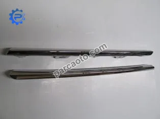 Renault fluence- 13/16; ön panjur çıtası nikelajlı set (2parça)