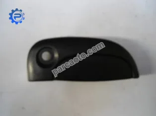 Renault kangoo- 98/03; ön kapı dış açma kolu sağ siyah anahtar delikli (hushan)