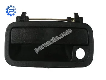 Opel astra- f- sd/hb- 92/94; ön kapı dış açma kolu sol siyah (pütürlü tip) (tw)
