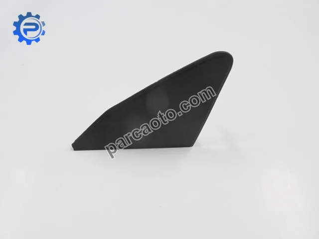 Peugeot 308- 08/13; kapı ayna muskası sol siyah (çamurluk üst üçgen plastiği)