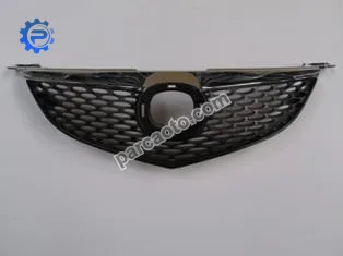 Mazda 3- sd- 03/06; ön panjur siyah (nikelaj kaplamalı) (tw)