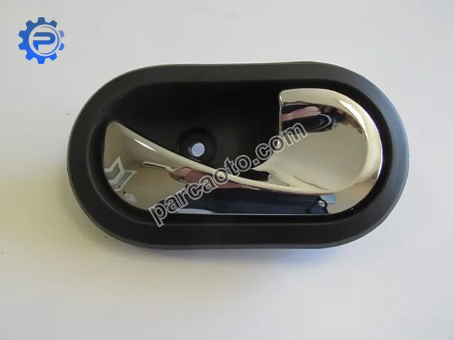 Renault symbol- thalıa- sd- 09/12; ön kapı iç açma kolu sağ siyah (elceği nikelajlı)