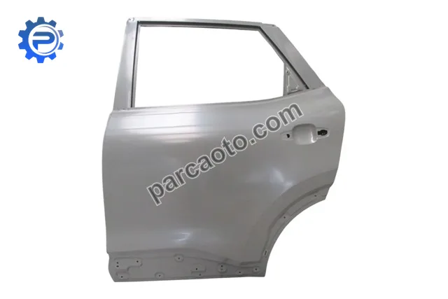 Mg- hs- 22/24; arka kapı  komple sol gri boyalı (iceli/çekomastikli) (tw)
