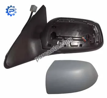 Ford mondeo- 05/07; kapı aynası sol elektrikli ısıtmalı/gri kapaklı (5fişli)