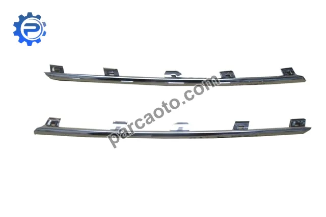 Renault kadjar- 15/18; ön panjur üst çıtası nikelajlı sağ/sol set 2 parça (tyg)