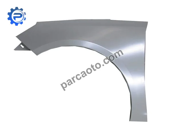 Peugeot 308- 14/17; ön çamurluk deliksiz sol gri boyalı (tw)