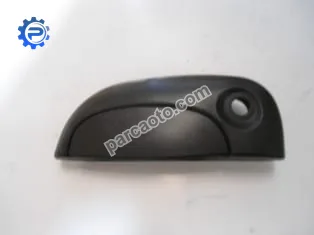 Renault kangoo- 2- classıc- 03/12; ön kapı dış açma kolu sağ siyah anahtar delikli (hushan)