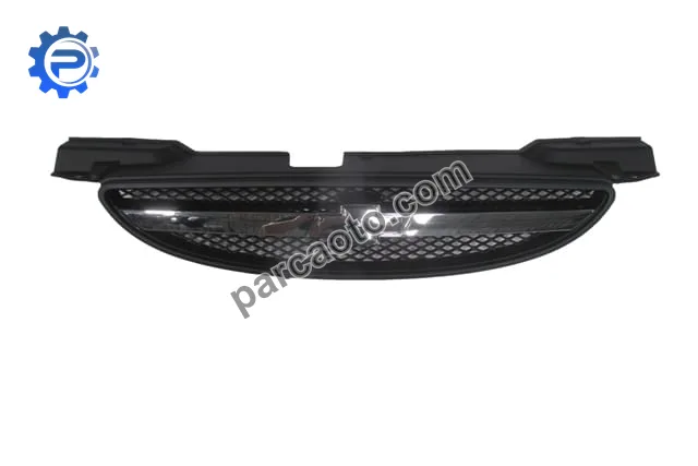 Chevrolet kalos- sd/hb- 04/05; ön panjur siyah (nikelaj çıtalı) (bfn)