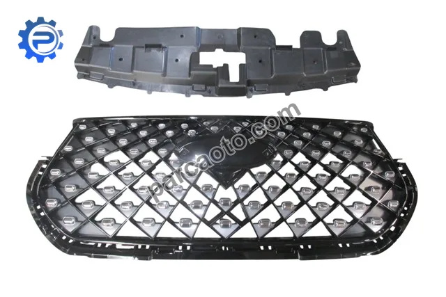 Chery tıggo 7 pro- 23/24; ön panjur siyah/nikelajlı kamera deliksiz (üst plastiği ile birlikte)(tw)