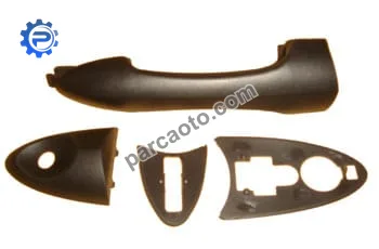 Ford focus- sd/hb- 98/05; ön kapı dış açma kolu sağ/sol aynı (adet) siyah (pütürlü tip) (hushan)