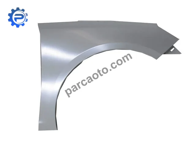 Peugeot 308- 17/21; ön çamurluk deliksiz sağ gri boyalı (tw)