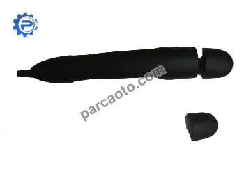 Renault scenıc- 2- 03/07; ön kapı dış açma kolu sağ siyah (boyanır tip) (hushan)