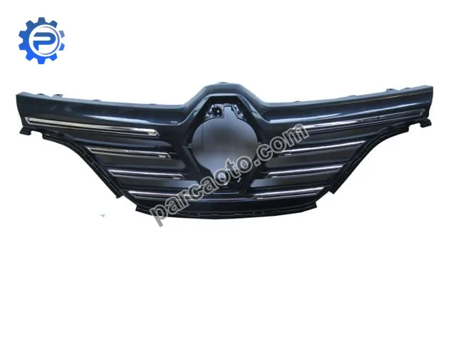 Renault megane- 4- sd/hb- 16/20; ön panjur siyah 7 nikelaj çıtalı (ıcon modeli için)