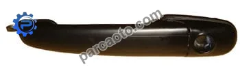 Seat cordoba- 98/99; ön kapı dış açma kolu sol (pütürlü siyah) (hushan)