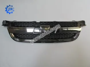 Chevrolet aveo- sd- 07/12; ön panjur siyah (nikelaj kaplamalı)(fpı)