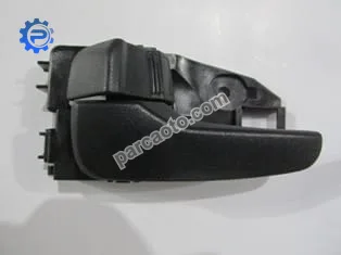 Mıtsubıshı lancer- 04/08; ön kapı iç açma kolu sol siyah (pütürlü tip) (hushan)