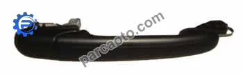 Seat cordoba- 98/99; arka kapı dış açma kolu sağ (pütürlü siyah) (hushan)