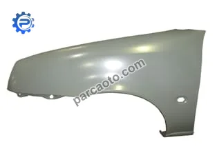 Ford fıesta- 00/02; ön çamurluk delikli sol gri boyalı (sımyı)