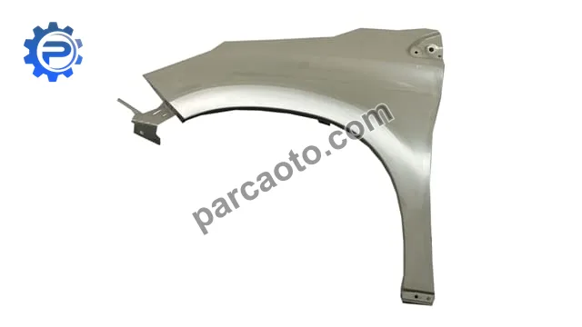 Peugeot 2008- 13/16; ön çamurluk sol dodik deliksiz (gri boyalı) (tw)