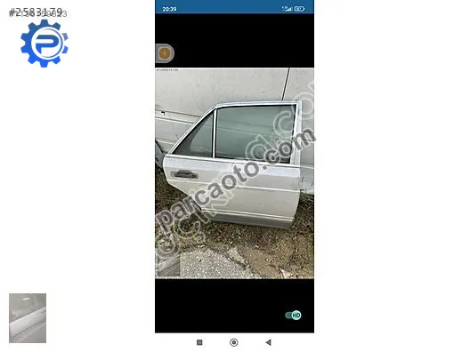 Mercedes 126 kasa çıkma kapı