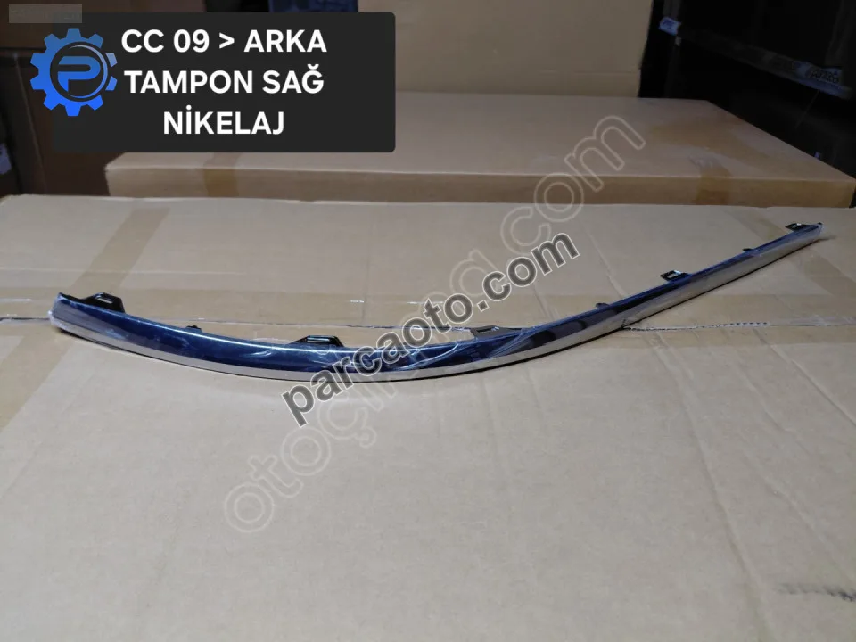 3c8807460 vw cc arka tampon sağ nikelaj çıtası