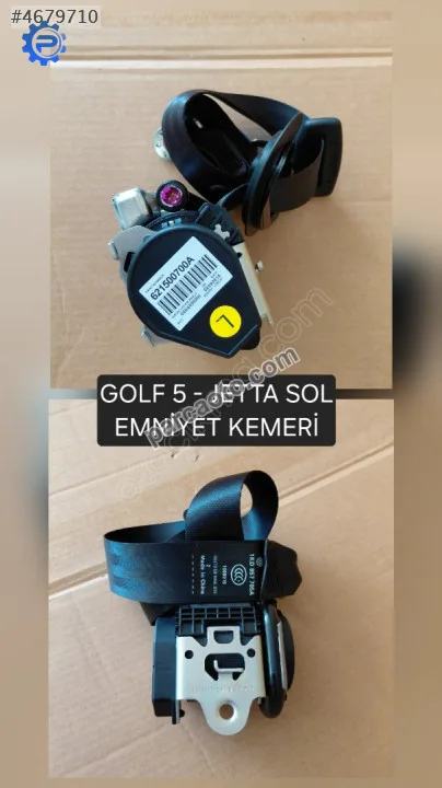1k4857705 golf 5 - jetta - passat sol emniyet kemeri