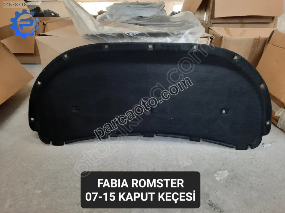 5j0863831 skoda fabia - roomster kaput keçesi 2007-2015 arası