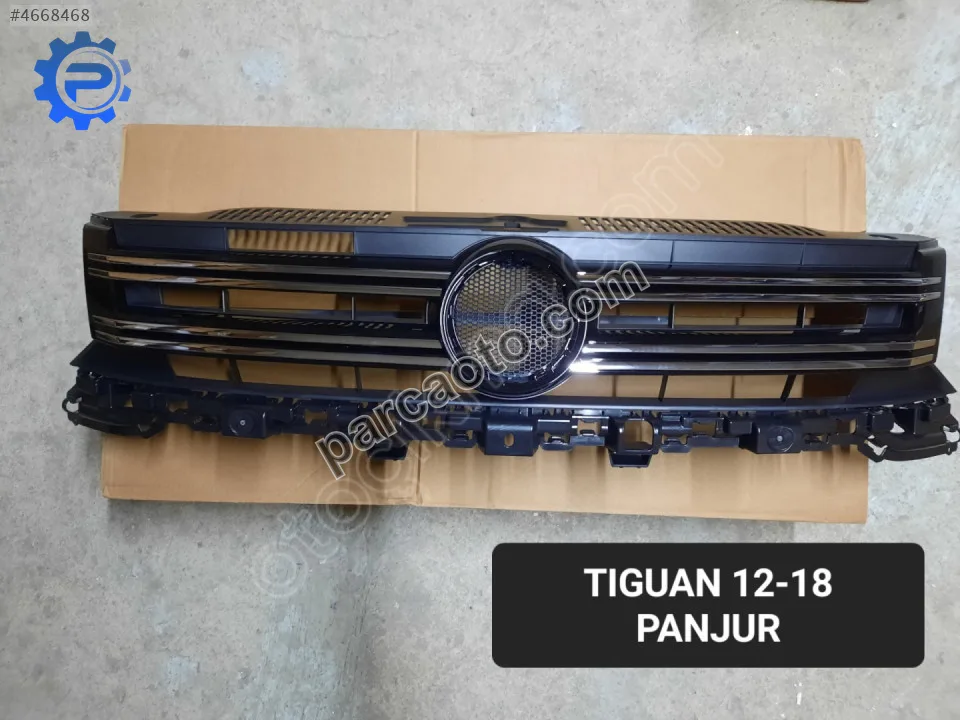 5n0853651 tıguan ön panjur cromlu 2012-2018 arası