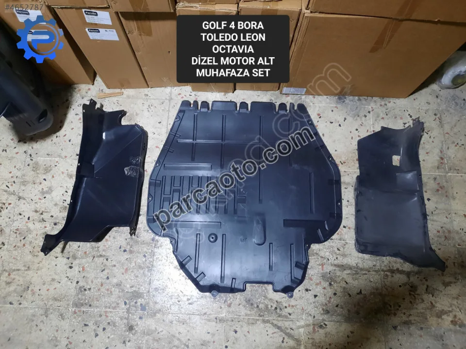 1j0825237m golf 4 - bora dizel karter muhafazası sağ sol yanı ile