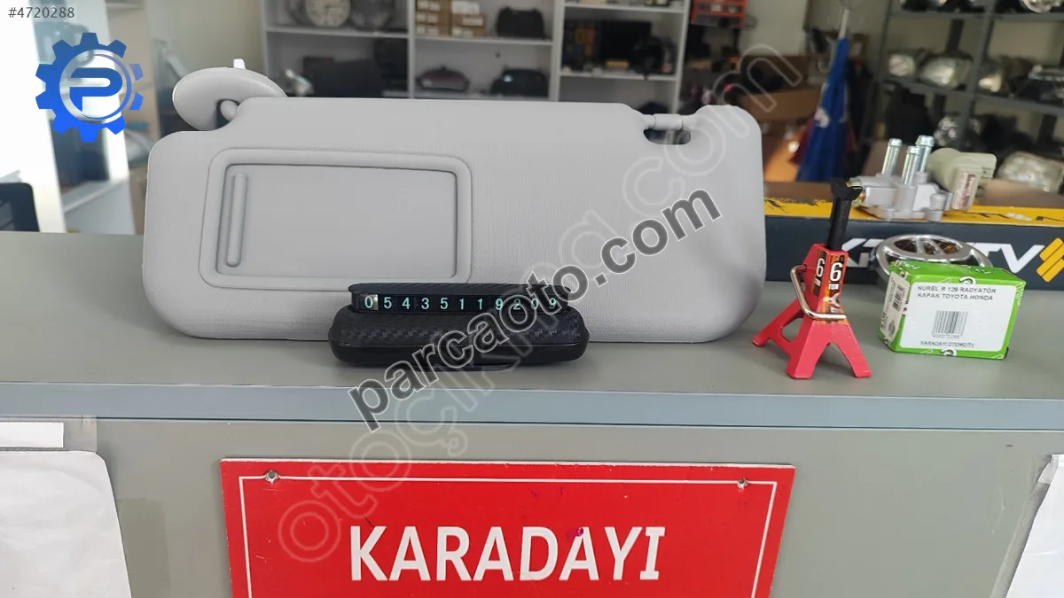 Toyota Corolla Sol Güneşlik 2007.2013 Gri 7432012A30BO
