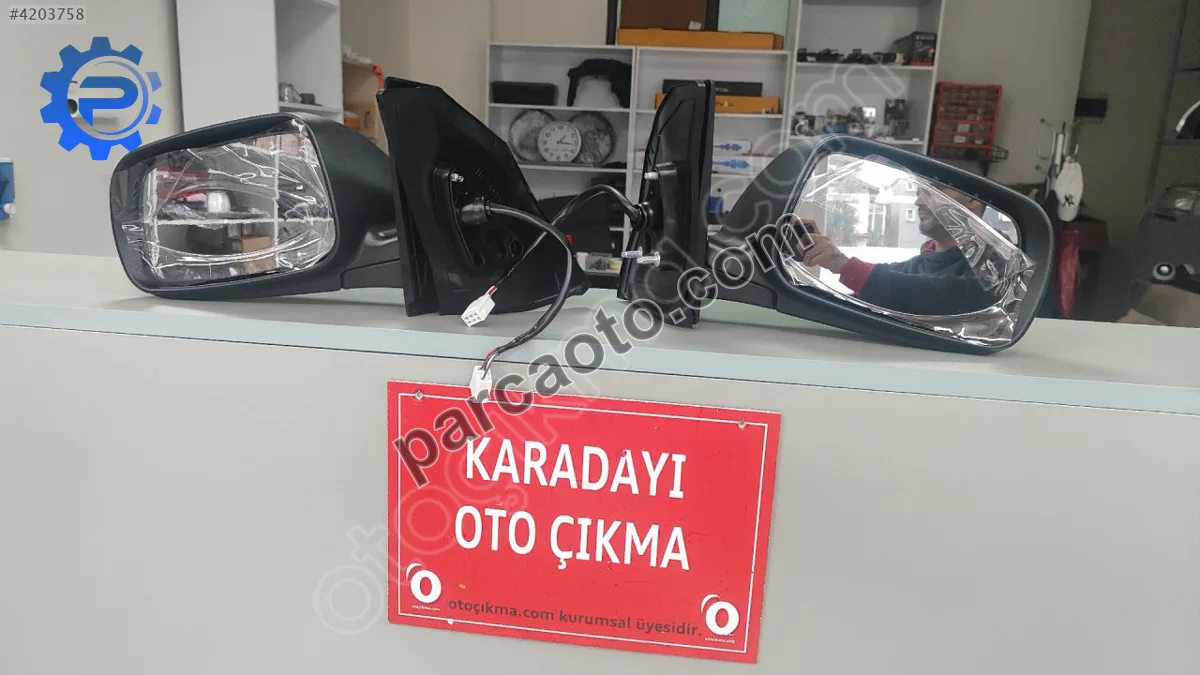 Toyota Corolla 2002-2008 Elektrikli ısıtmalı sağ sol ayna Sifir