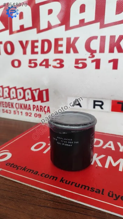 Nissan Renault Megane Yağ filtresi 1520865F0A