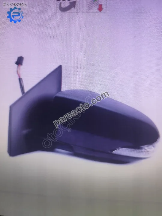 Toyota Corolla sol Dikiz ayna 13-18 elektrikli sinyalli katlanir