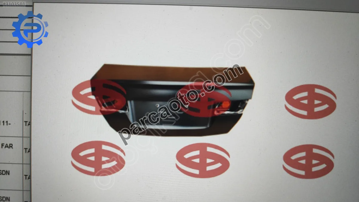 Honda Civic  Arka bagaj kapağı Tayland uretimi