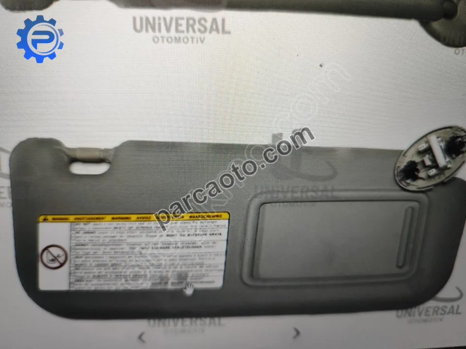 Toyota Corolla Auris 07-13 orjinal tıp Güneşlik sag