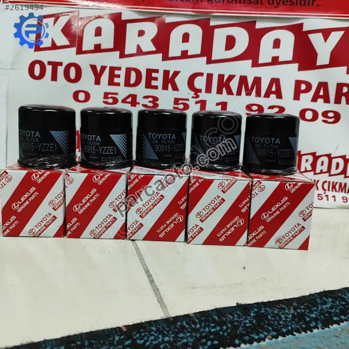 Toyota Corolla orjinal sıfır yağ filtresi