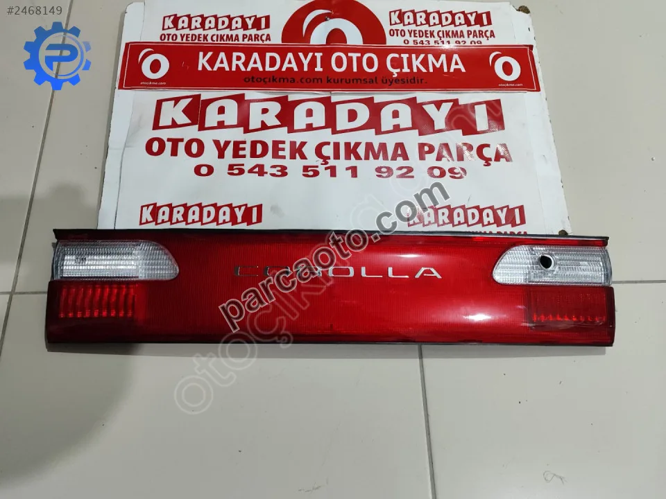 Toyota Corolla Ae101 Arka Bağaj Reflektörü Usdm