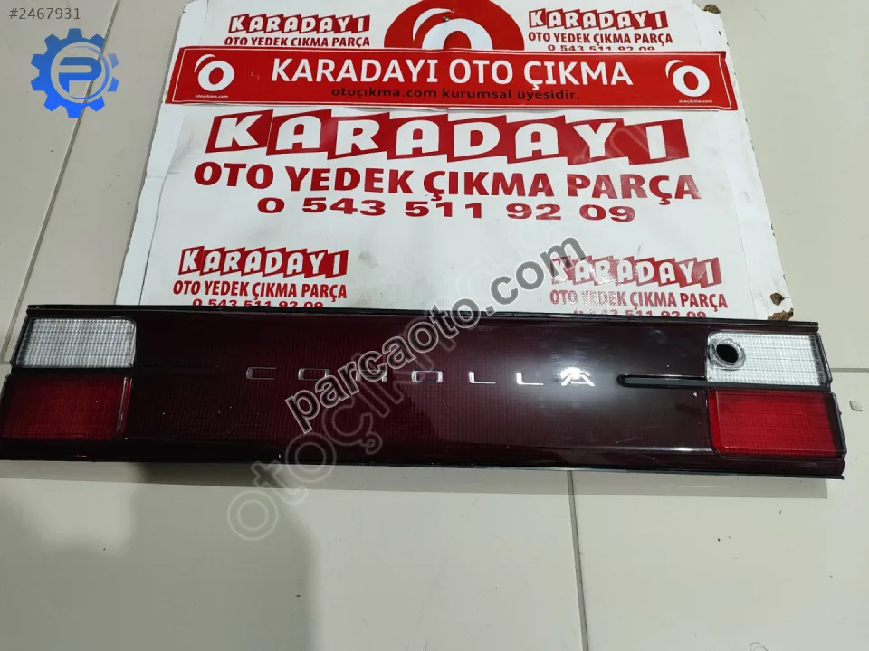 Toyota Corolla Ae101 Arka JDM Bağaj Reflektörü sifir