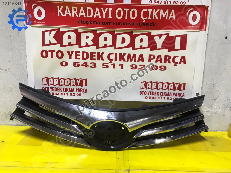 Toyota coralla çıkma orjınal ön panjur 2013 2019