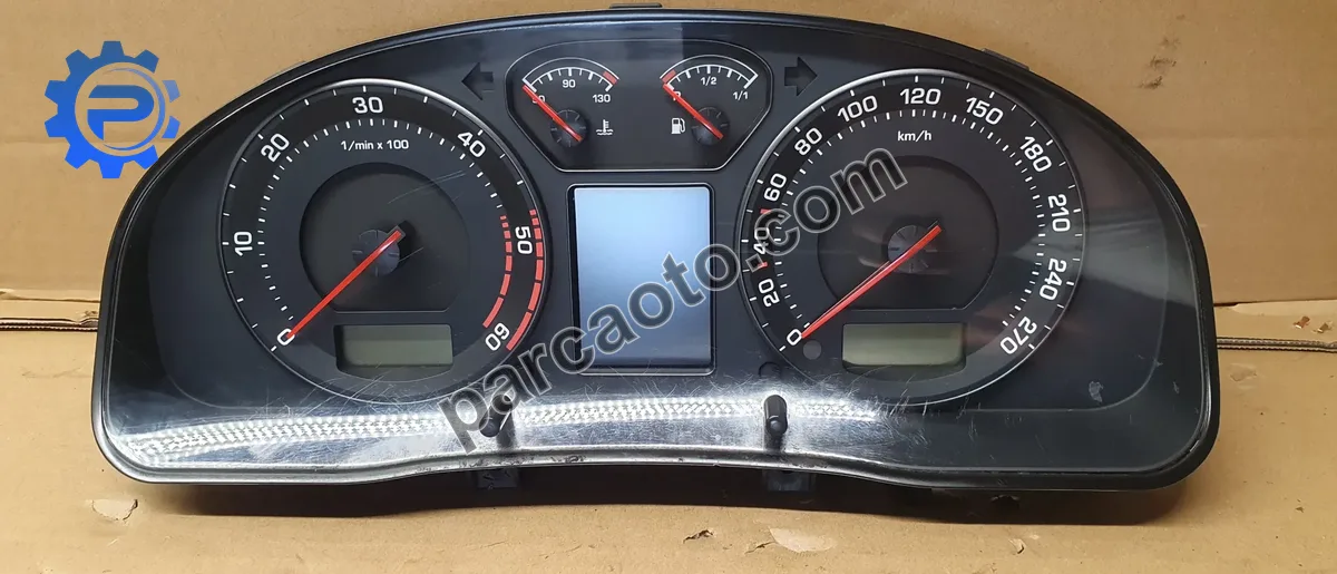 Skoda superb 1.9 tdı 2001 2008 orjınal cıkma hız gösterge paneli 3u0920841a  3u0920811a