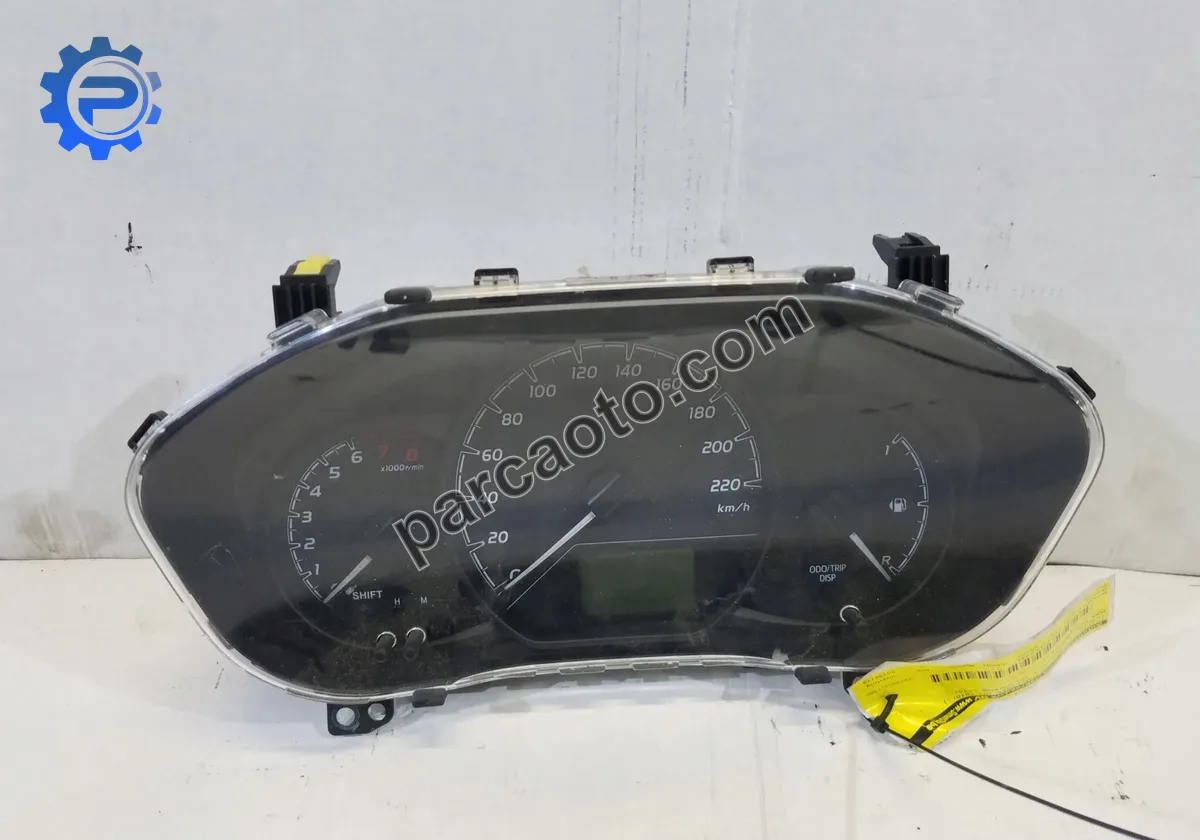 Toyota yaris orjınal çıkma hız gösterge paneli 83800-f5750