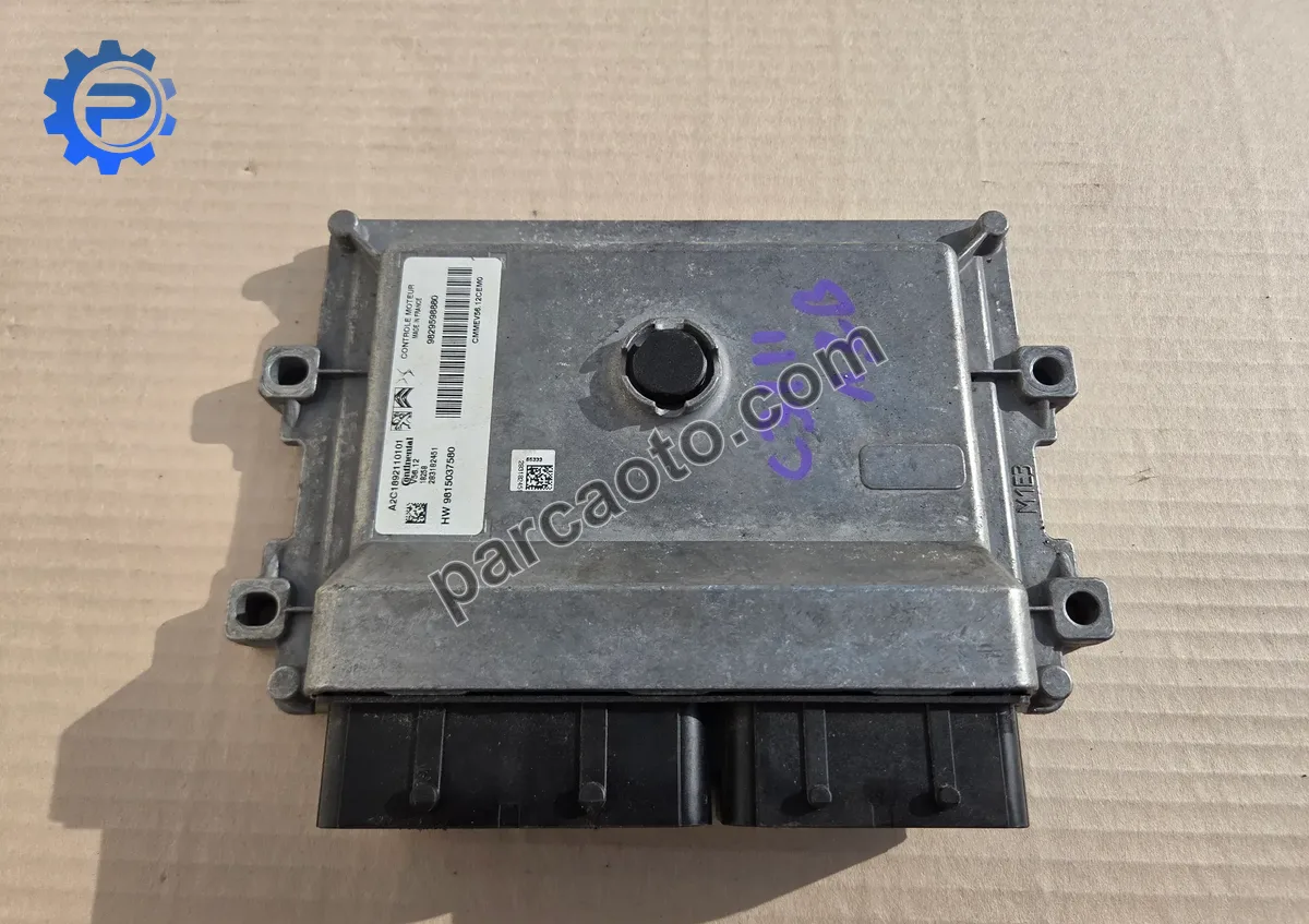 Citroen C3 3 1.2 B  orjınal çıkma motor beyni 9829598880 9815037580 A2C1892110101